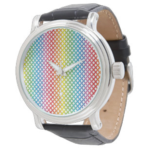 Ondersteuning voor LGBT Rainbow Pride Wrist Watch Horloge