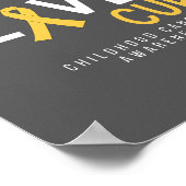 ondersteuning voor liefdesgenezing van kinderkanke poster (Hoek)