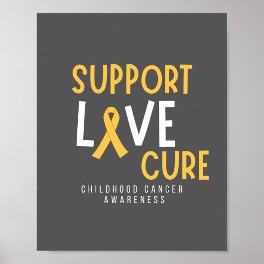 ondersteuning voor liefdesgenezing van kinderkanke poster (Voorkant)