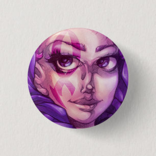Ondersteuning voor lint Warrior Pin Ronde Button 3,2 Cm
