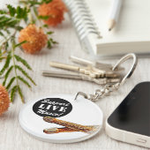 Ondersteuning voor Live Music Drum Sticks Musician Sleutelhanger (Voorkant Rechts)