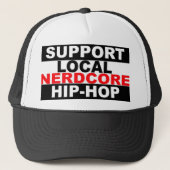 Ondersteuning voor lokaal Nerdcore Hip-Hop Pet (Voorkant)