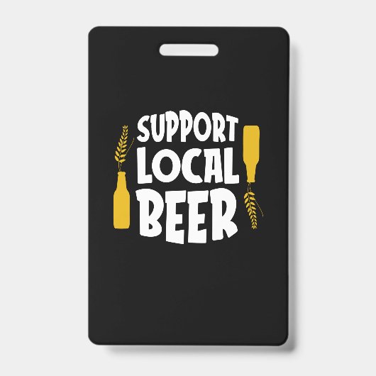 Ondersteuning voor lokale bier badge (Voorzijde)