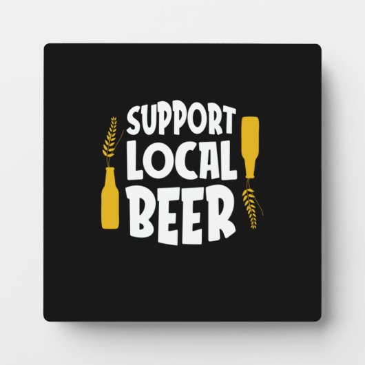Ondersteuning voor lokale bier fotoplaat (Voorkant)