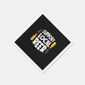 Ondersteuning voor lokale bier servet (Hoek)