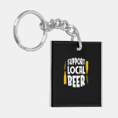 Ondersteuning voor lokale bier sleutelhanger (Voorkant Links)