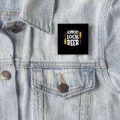 Ondersteuning voor lokale bier vierkante button 5,1 cm (In situ)
