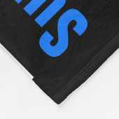 Ondersteuning voor lokale politie Thin Blue Line Fleece Deken (Hoek)