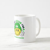 Ondersteuning voor Manic Depression Awareness Ribb Koffiemok (Voorkant rechts)