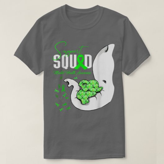 Ondersteuning voor mentale bewustwording 404 t-shirt (Design voorkant)