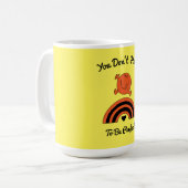 Ondersteuning voor mentale gezondheidsvoorlichting koffiemok (Voorkant links)