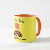 Ondersteuning voor mentale gezondheidsvoorlichting mok (Voorkant rechts)