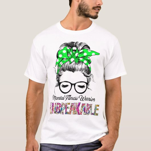 Ondersteuning voor mentale ongevoeligheid t-shirt (Voorkant)