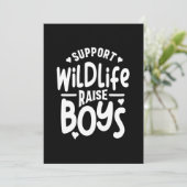 Ondersteuning voor Moederdag van wildlifestreeften Kaart (Staand voorkant)