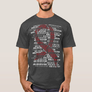 Ondersteuning voor multipel myeloom-kanker t-shirt