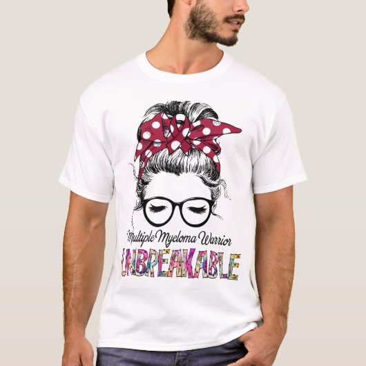 Ondersteuning voor multipel myeloom t-shirt (Voorkant)