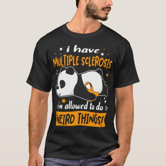Ondersteuning voor Multiple Sclerose Awareness Gif T-shirt (Voorkant)