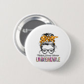 Ondersteuning voor Multiple Sclerose Awareness Rib Ronde Button 5,7 Cm (Voorkant /achterkant)