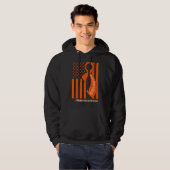 Ondersteuning voor Multiple Sclerose Squad ons Fla Hoodie (Voorkant volledig)