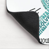 Ondersteuning voor Myasthenia Gravis Warrior Gifts Muismat (Hoek)