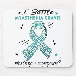 Ondersteuning voor Myasthenia Gravis Warrior Gifts Muismat