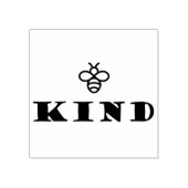 Ondersteuning voor Natuur - wees op "bijen" Rubberstempel (Afrduk)