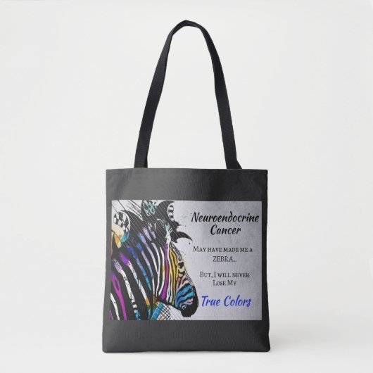 Ondersteuning voor neuroendocriene kanker tote bag (Voorkant)