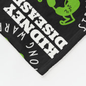 Ondersteuning voor nierziekte Nierfunctiestoornis Fleece Deken (Hoek)