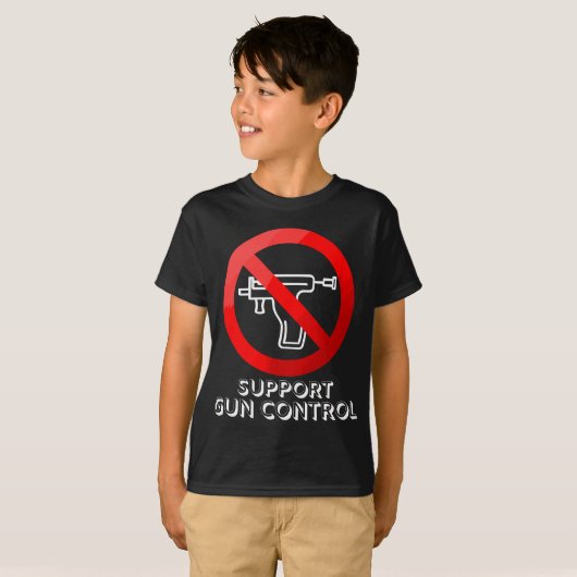 Ondersteuning voor Pistool Control Anti Piercing P T-shirt (Voorkant volledig)