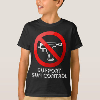Ondersteuning voor Pistool Control Anti Piercing P T-shirt
