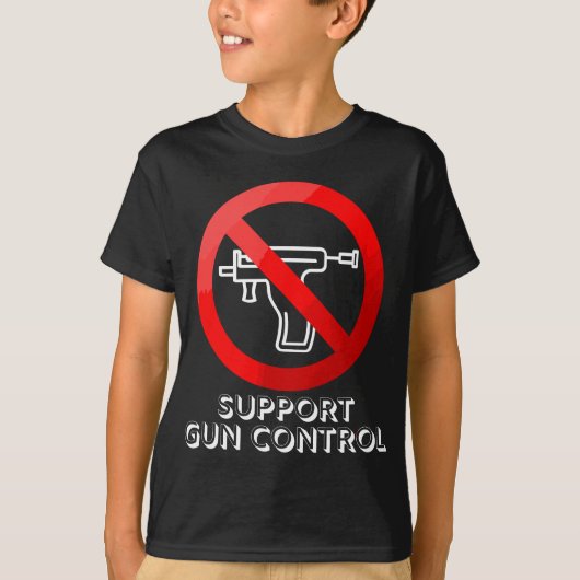 Ondersteuning voor Pistool Control Anti Piercing P T-shirt (Voorkant)