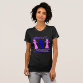 Ondersteuning voor Polygamy dames dark T-shirt (Voorkant volledig)