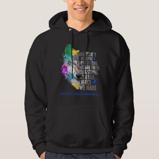 Ondersteuning voor prostaatkanker hoodie (Voorkant)