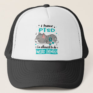 Ondersteuning voor PTSD Awareness Ribbon Giften Trucker Pet