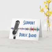 Ondersteuning voor publieke radio  kaart (Gele Bloem)