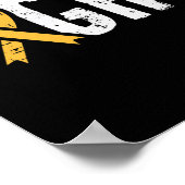 Ondersteuning voor Ribbon Awareness Support Wa teg Poster (Hoek)