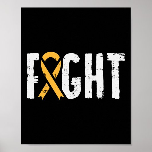 Ondersteuning voor Ribbon Awareness Support Wa teg Poster (Voorkant)