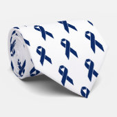 Ondersteuning voor Ribbon tegen Colon Cancer Aware Stropdas (Opgerold)