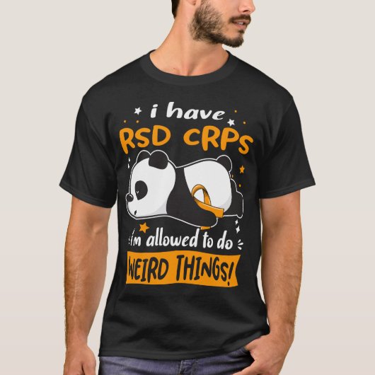 Ondersteuning voor RSD CRPS Awareness Giften T-shirt (Voorkant)