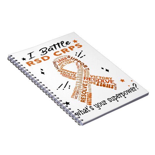 Ondersteuning voor RSD CRPS Warrior-cadeautjes Notitieboek (Rechterzijde)