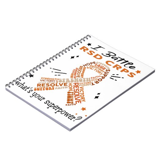 Ondersteuning voor RSD CRPS Warrior-cadeautjes Notitieboek (Linkerzijde)