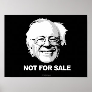 Ondersteuning voor sanders - niet voor verkoop - w poster