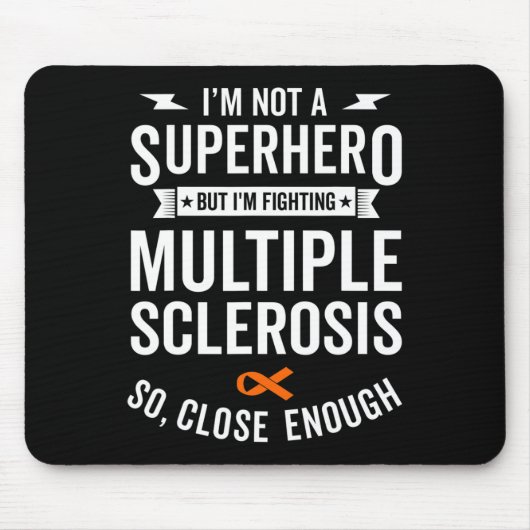 Ondersteuning voor Sclerosis Warrior Survivor Muismat (Voorkant)