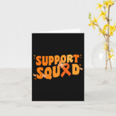 Ondersteuning voor Squad Leukemia Cancer Awareness Kaart (Gele Bloem)