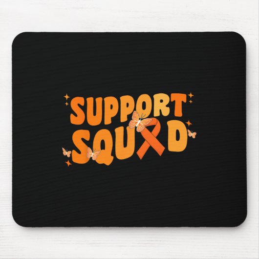 Ondersteuning voor Squad Leukemia Cancer Awareness Muismat (Voorkant)