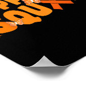 Ondersteuning voor Squad Leukemia Cancer Awareness Poster (Hoek)