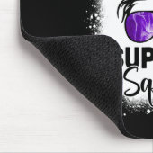 Ondersteuning voor Squad Messy Bun Zelfmoordpreven Muismat (Hoek)