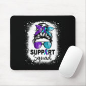 Ondersteuning voor Squad Messy Bun Zelfmoordpreven Muismat (Met muis)