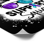 Ondersteuning voor Squad Messy Bun Zelfmoordpreven Poster (Hoek)