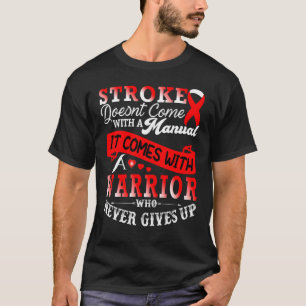 Ondersteuning voor Streke Awareness Red Ribbon War T-shirt